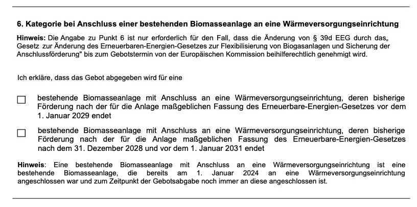 Biomasseausschreibung 1. Oktober 2025 Biomasseausschreibung 1. Oktober 2025